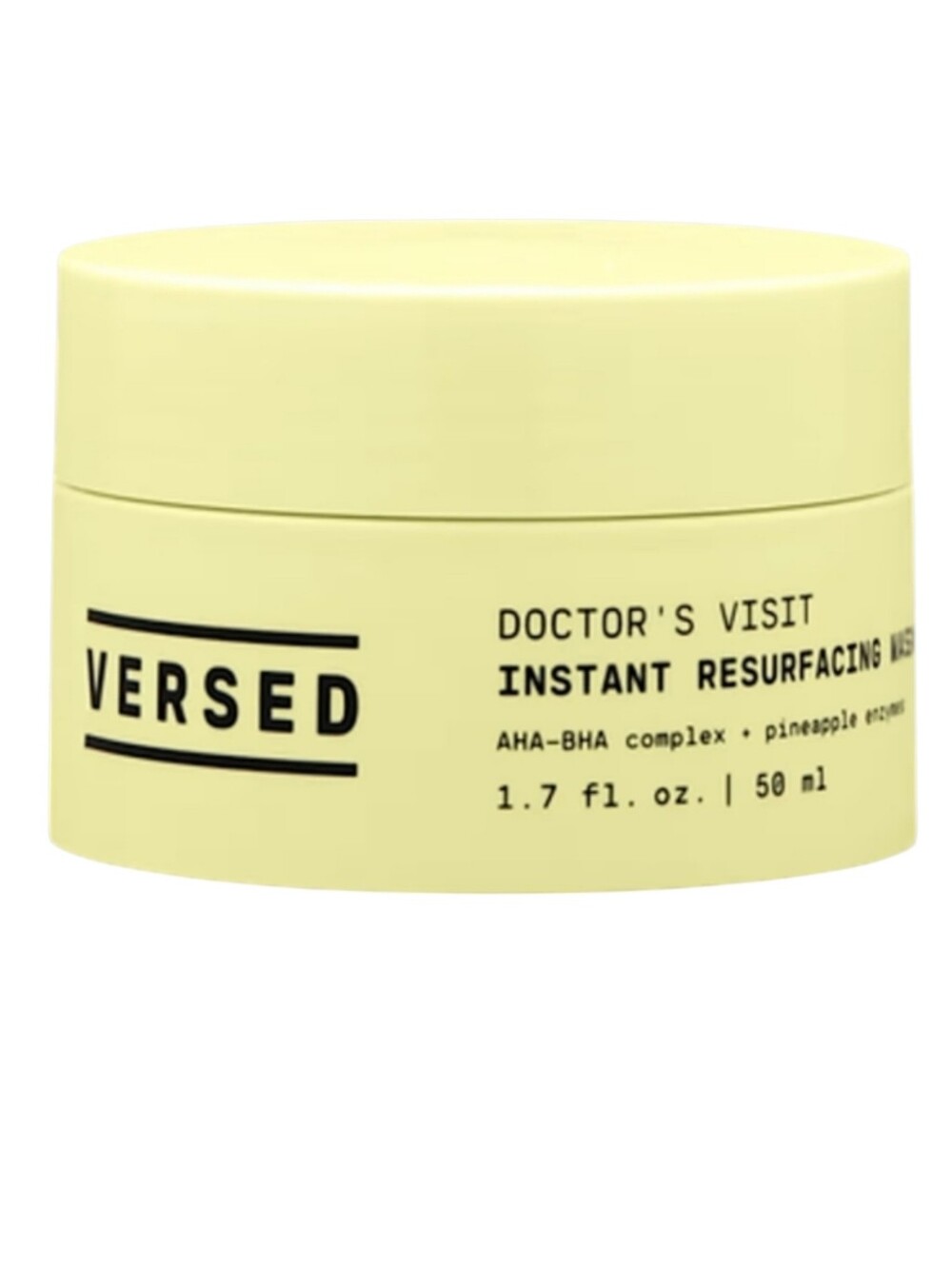 Versed Doctor’s Visit Instant Resurfacing Mask AHA BHA Enzymes 1.7oz NIB